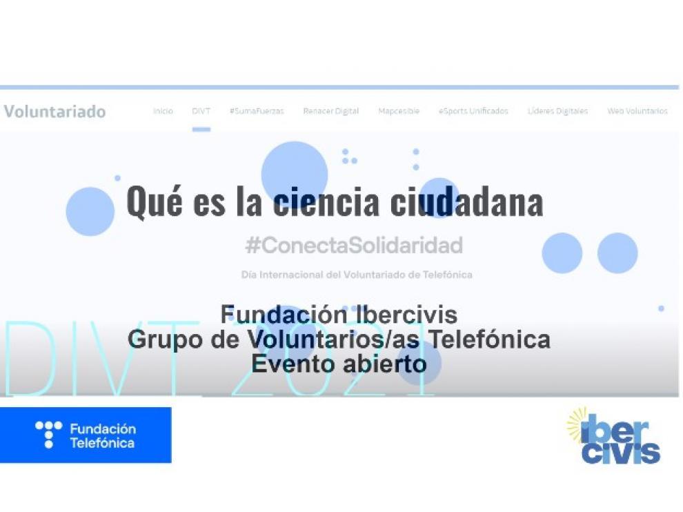 Ciencia ciudadana en el Día Internacional del Voluntariado Telefónica