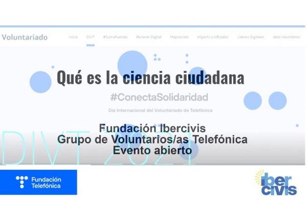 Ciencia ciudadana en el Día Internacional del Voluntariado Telefónica