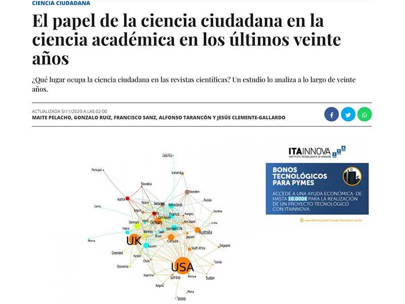 El papel de la ciencia ciudadana en la ciencia académica en los últimos veinte años