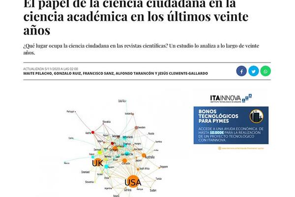El papel de la ciencia ciudadana en la ciencia académica en los últimos veinte años