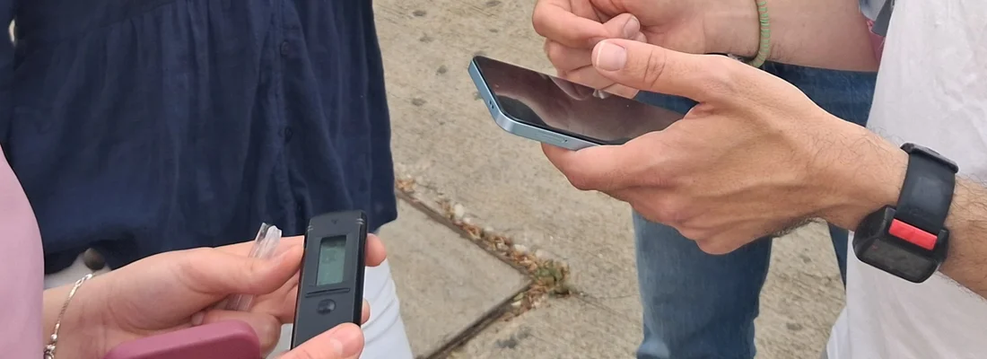 Sesión de trabajo Openred para medir la radiación ambiental