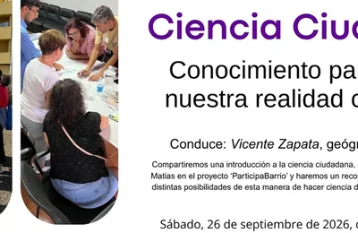 Paseo-taller sobre ciencia ciudadana con acento comunitario