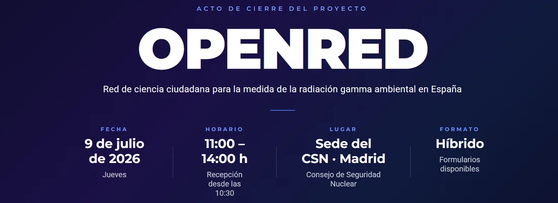 Evento final de Openred en la sede del CSN el 9 de julio
