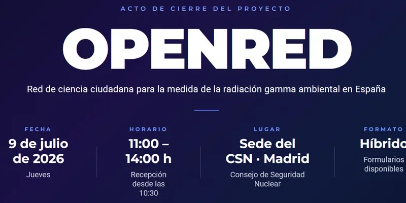 Evento final de Openred en la sede del CSN el 9 de julio