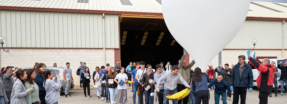 #Servet vuelve a la estratosfera: lanzamiento de globos sonda con experimentos el próximo 20 de junio en Quinto