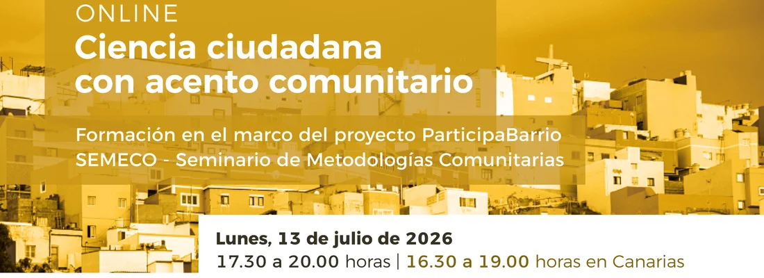 Ciencia ciudadana con acento comunitario