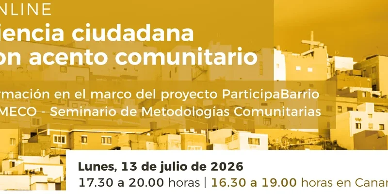 Ciencia ciudadana con acento comunitario