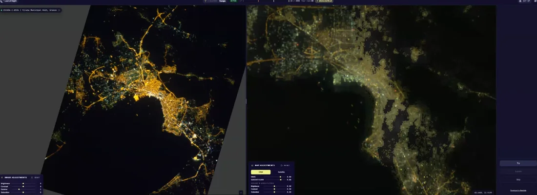 Taller Lost At Night: ciencia ciudadana para estudiar la contaminación lumínica desde el espacio