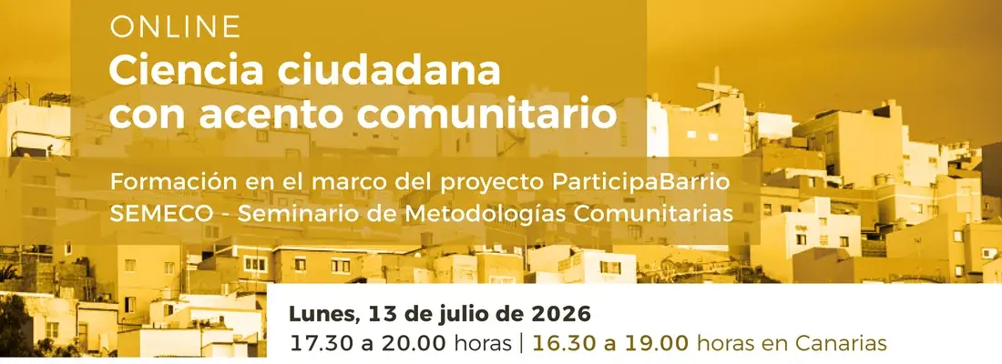 Ciencia ciudadana con acento comunitario